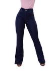 Calça Feminina Flare Jeans Escura