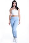 Calça Feminina Hydra Jeans Skinny Sem Bolso Planet Girls Azul Claro