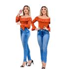 Calça Feminina JEANS Com Lycra e elastano Skinny