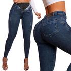 Calca Feminina Jeans Sawary Super Lipo com Cinta Modeladora