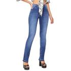 Calça Feminina Lado Avesso Jeans Curve Straight - L1220