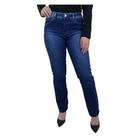 Calça Feminina Lado Avesso Jeans Straight Curve - L2480