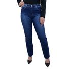 Calça Feminina Lado Avesso Jeans Straight Curve - L2480
