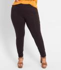 Calça feminina legging ponto roma plus size