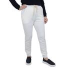 Calça Feminina Linha Leve Moletom Jogger Off White - 5592