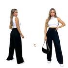 Calça Feminina Pantalona Lanzinha de Alta Qualidade Tamanho G Conforto e Estilo