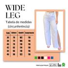 Calça Feminina Pantalona Wide Leg Cintura Alta Cores Premium
