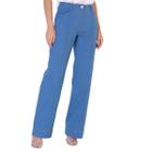 Calça Feminina Seiki Jeans Reta Denin Azul - 7502