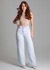 Calça Feminina Wide Leg Jeans