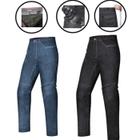 Calça Feminina X11 Jeans Ride Kevlar Com Proteção Moto