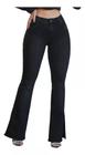 Calça Flare Feminina Jeans Escura Modeladora Pit Bull 82385