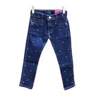 Calça Infantil Jeans Skinny com Strass 30233 - Akiyoshi