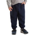 Calça Infantil Masculina de Moletinho Com Bolso e Punho 2 e 3