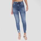 Calça Jeans Cigarrete Sawary Push Up Elastano Feminina