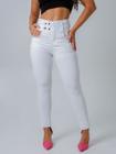 Calça Jeans Cigarreti Feminina Sabrina Diamante Branco Edex