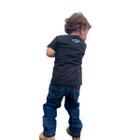 Calça Jeans Country Infantil Tradicional Unissex Boiadeiros