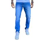 Calça Jeans Escuro Linha Premium Slim Fit Com Elastano