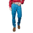 Calça Jeans Estilo Country Masculina Texana Clara Escura