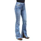 Calça Jeans Feminina Boot Cut Azul Claro Tassa Gold 32415