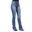 Calça Jeans Feminina Boot Cut Com Strass Os Vaqueiros 36929