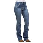 Calça Jeans Feminina Bordada Azul Dock's 37636