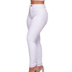 Calça Jeans Feminina Branca Cintura Alta