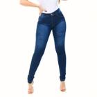Calça Jeans feminina cintura alta levanta bumbum skinny