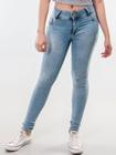 Calça jeans feminina cintura alta PHENOM Cós largo