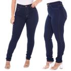 Calça Jeans Feminina Cintura Alta Skinny Levanta Bumbum