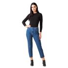 Calça Jeans Feminina Cintura Alta Slouchy Bolso Disparate