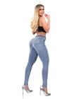 Calça jeans feminina com elastano moda blogueira otima opçao para presente