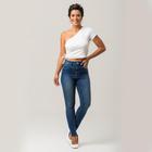 Calça Jeans Feminina Disparate Skinny Estilo Básica Casual