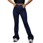 Calça Jeans Feminina Flare Lumini Amanda Azul Escuro 1332