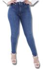 Calça Jeans Feminina Lycra Elastano Skinny Clara e Escura