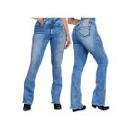 Calça Jeans Feminina Minuty Flare Brilho Cavalo - Ref.221249