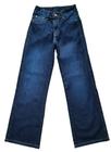 Calça Jeans Feminina Pantalona Infantil Juvenil Lycra de 10 Ao 16 (6232)