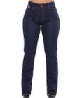 Calça Jeans Feminina Reta Cós Médio 38 ao 48 Fact Jeans 6016
