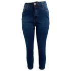 Calça Jeans Feminina Skinny Cropped Cintura Alta Dipanno