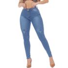 Calça jeans Feminina Super Skinny Modela Corpo Tendencia