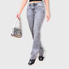 Calça Jeans Flare Barra Normal Feminina Revanche Lokeren