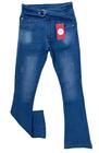 calça jeans flare infantil juvenil meninas 4 6 8 10 12 14 e 16 anos