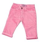 Calça Jeans Infantil Feminina Rosa Toffee - Nº6 a 9 meses