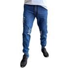 CALÇA Jeans JOGGER MASCULINA SARJA COM ELASTICO