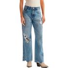 Calça Jeans Lança Perfume Relaxed High IN23 Azul Feminino