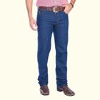Calça Jeans Masculina Azul Tradicional Basica Com Lycra - Terra De Peão