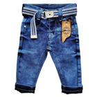 Calça jeans masculina infantil menino com elastano Tam 1,2 e 3 anos