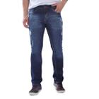 Calça Jeans Masculina Modelo Inovado Puído Top Coleção Nova