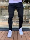 calça jeans masculina ou sarja varias cores com lycra