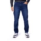 Calça Jeans Masculina Pitt Slim Fit Azul Escuro