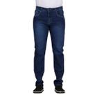 Calça Jeans Masculina Slim Azul Escura 40 Ao 44 Shyros